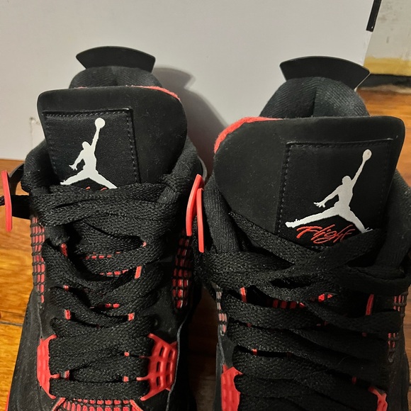 used red thunder fours slight star loss size 10 mens slightly damaged box - Picture 7 of 12